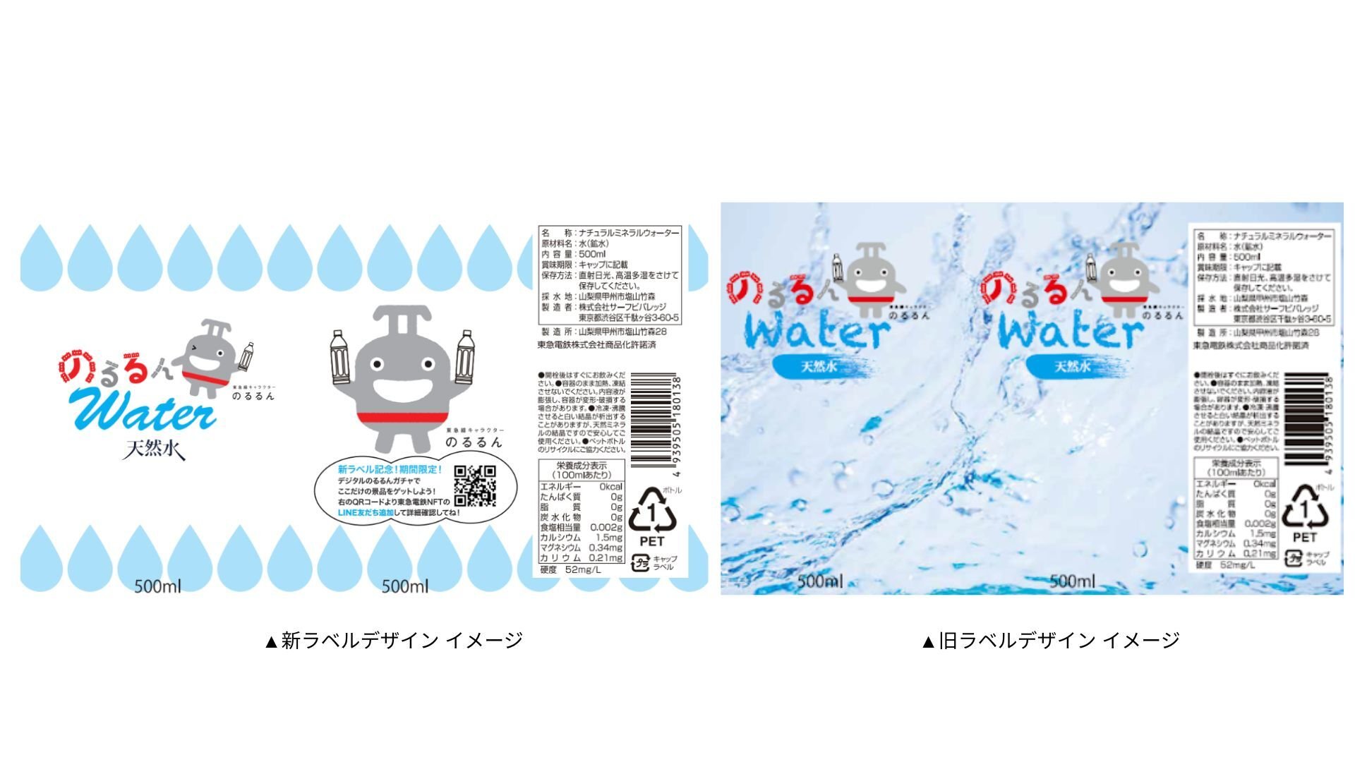 のるるんWaterラベル一覧