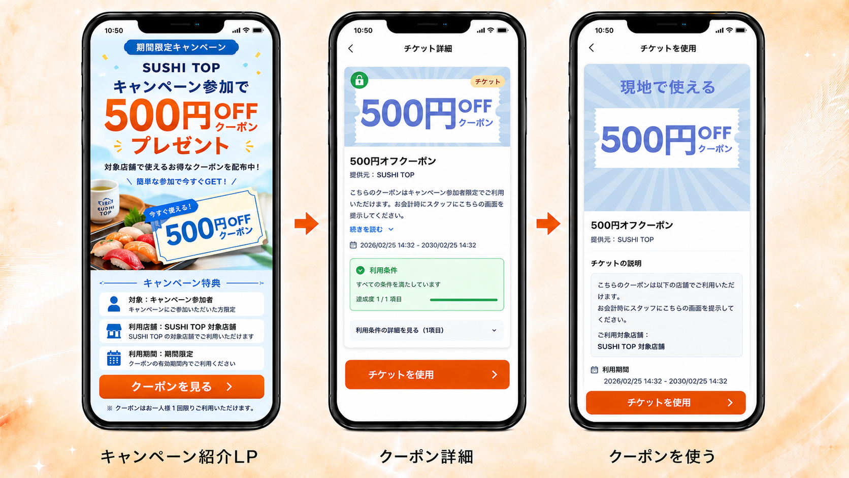 Coupon reward example
